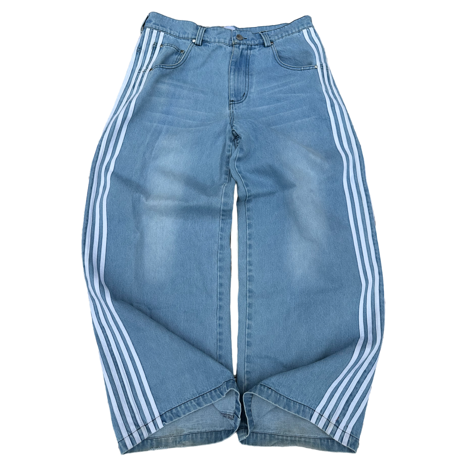 TRACK JEANS (BLUE)-IYAMIUIO