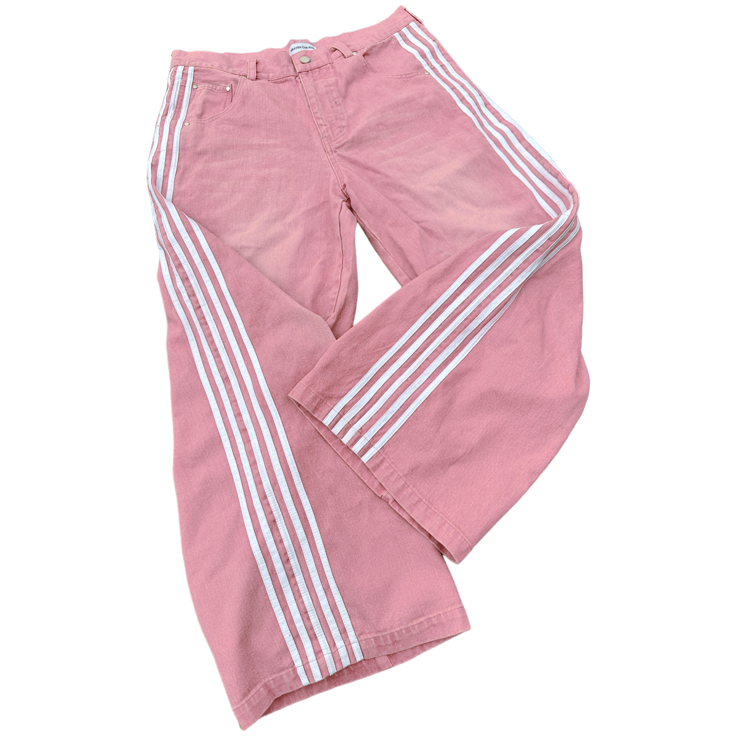 TRACK JEANS (PINK)-IYAMIUIO