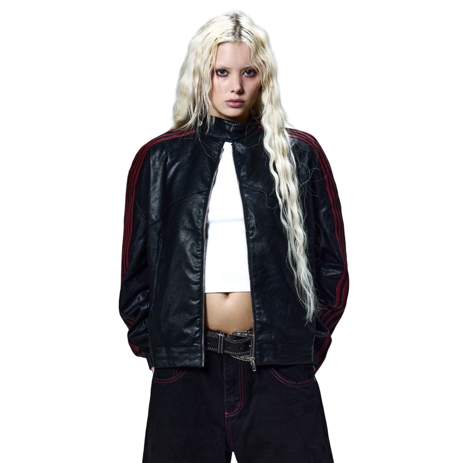 RACING JACKET (BLACK/RED)-IYAMIUIO