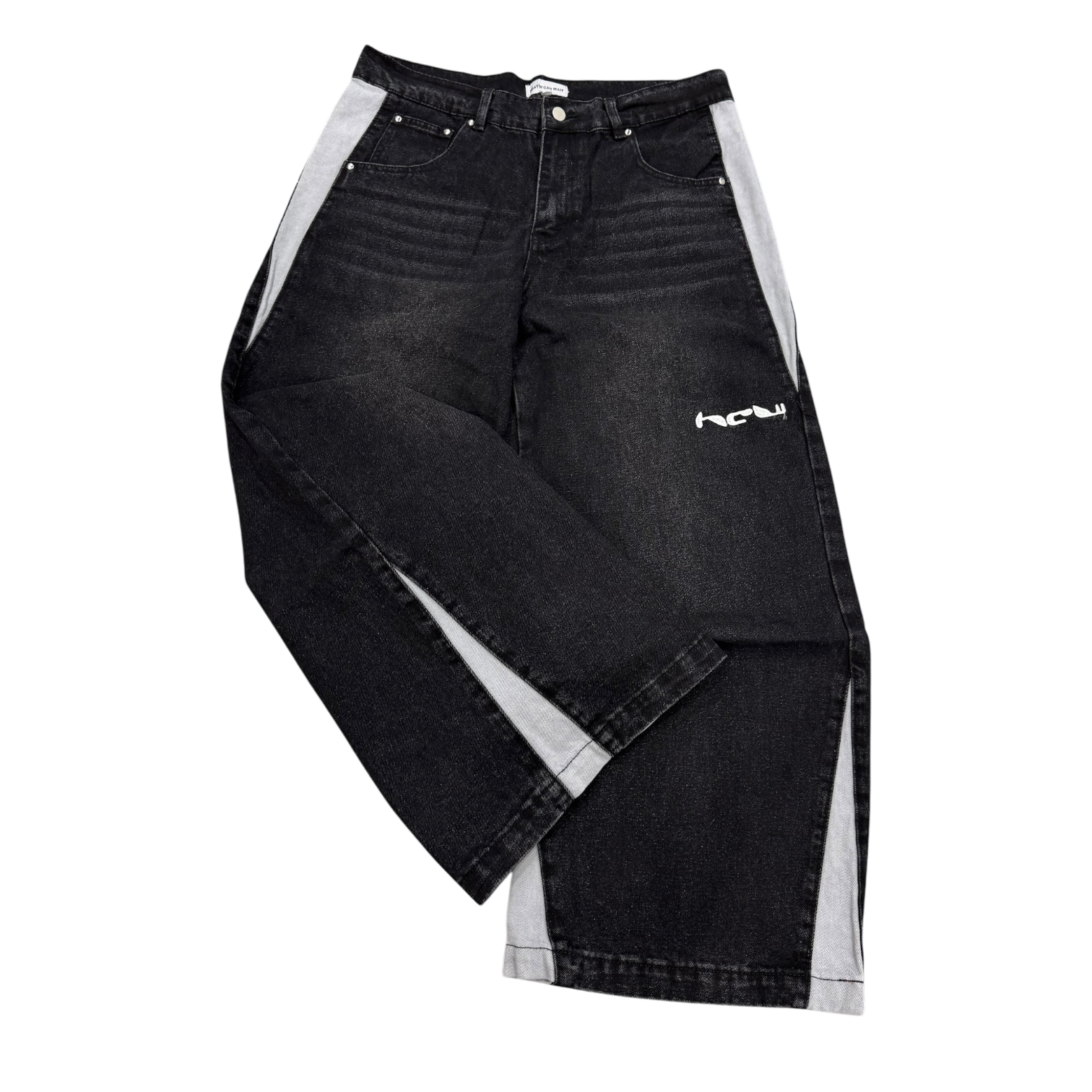 TECH JEANS (BLACK)-IYAMIUIO