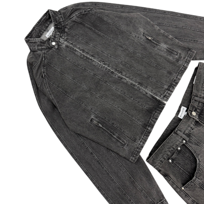 PARACHUTE JACKET (STONE WASH)-IYAMIUIO