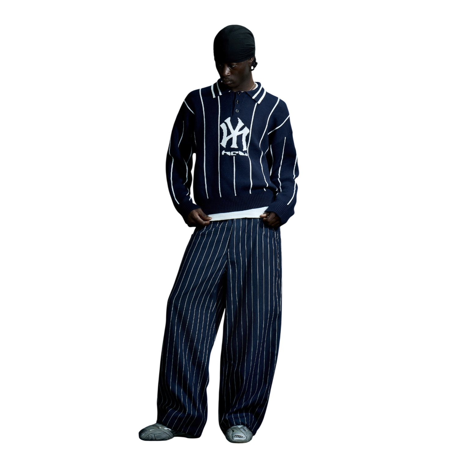 PIN STRIPE DENIM-IYAMIUIO