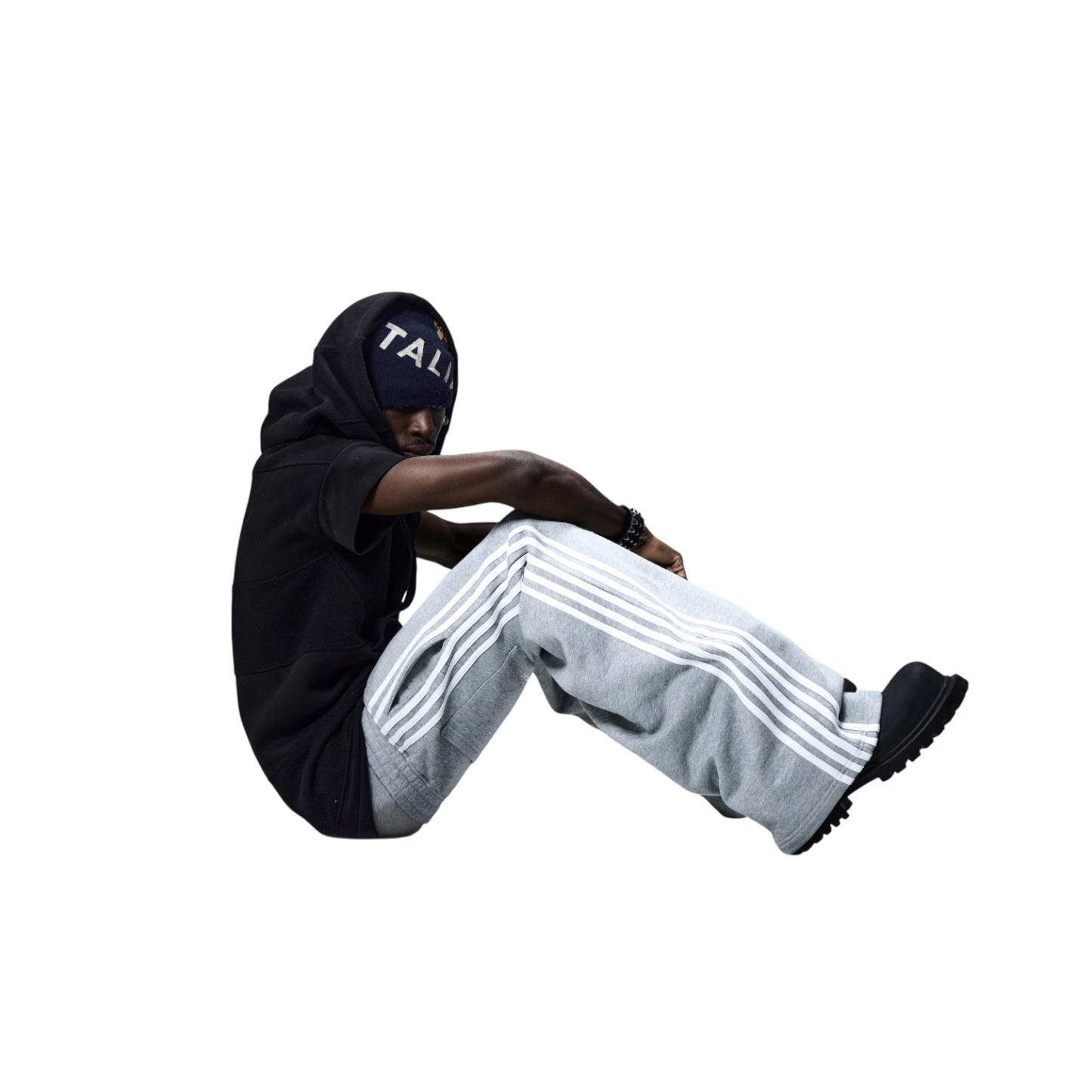 V2 SPIKE BOTTOMS (GREY/WHITE)-IYAMIUIO