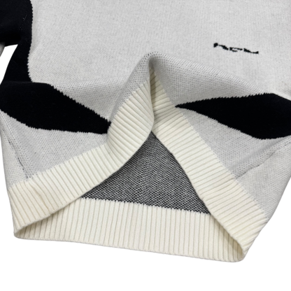 TECH KNIT (WHITE/BLACK)-IYAMIUIO