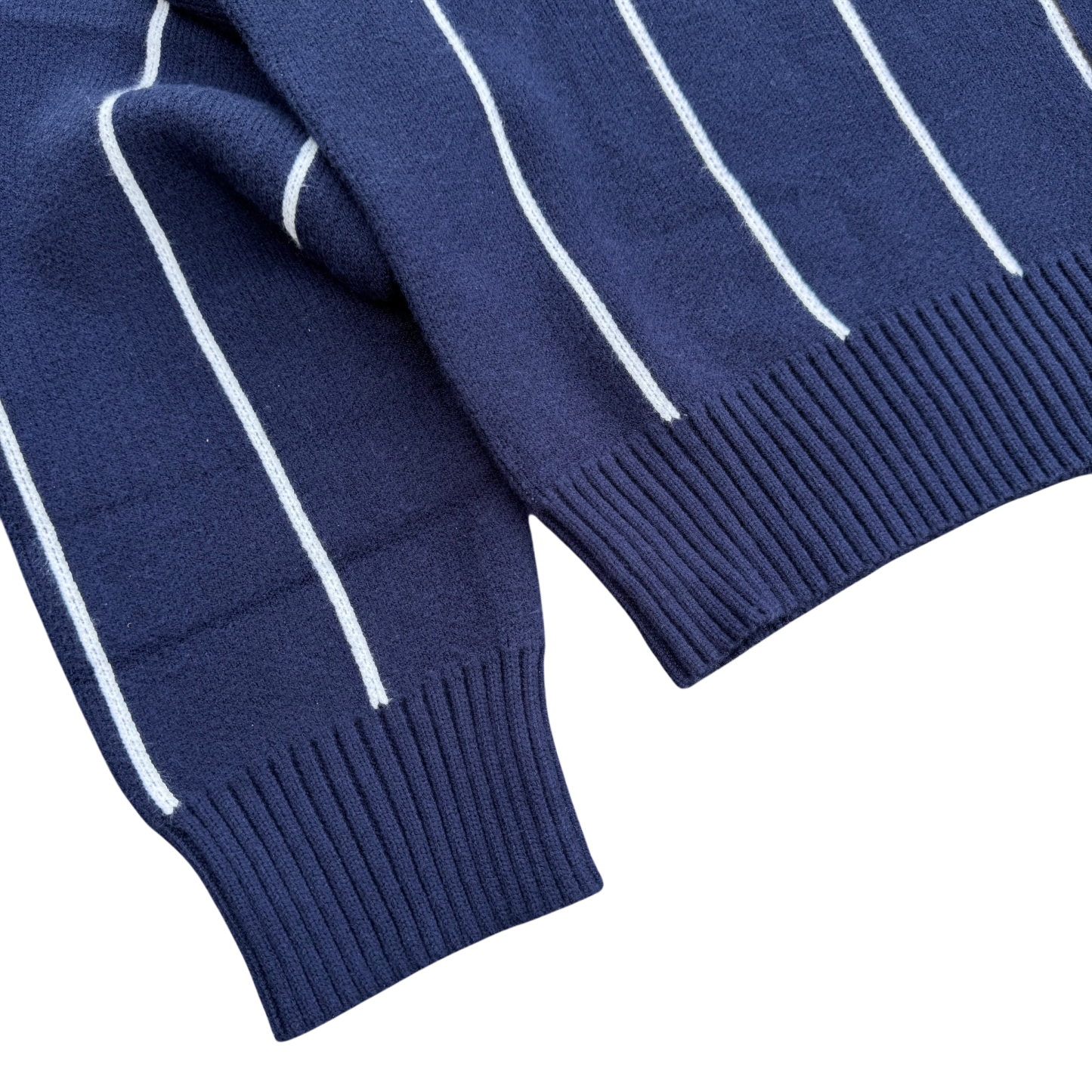 STRIPED KNIT POLO-IYAMIUIO