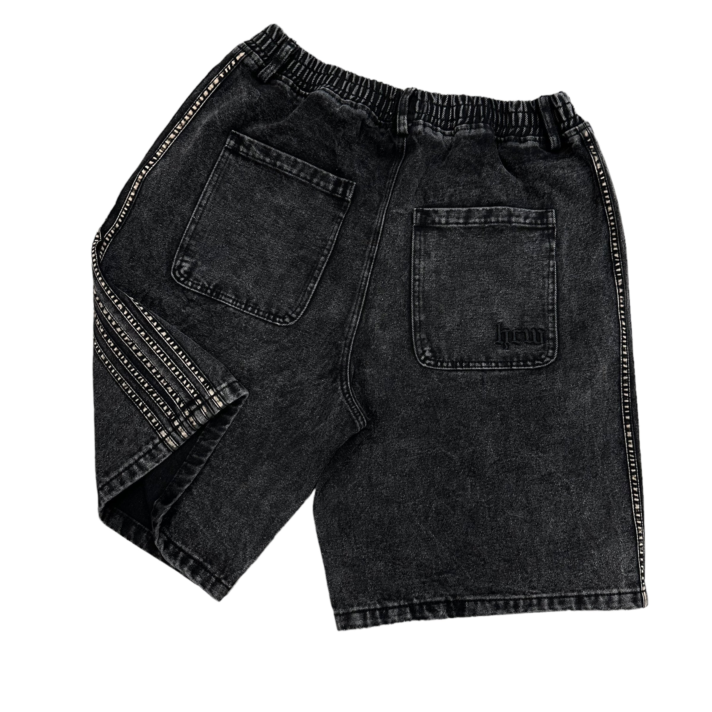 TRACK JORTS (BLACK)-IYAMIUIO