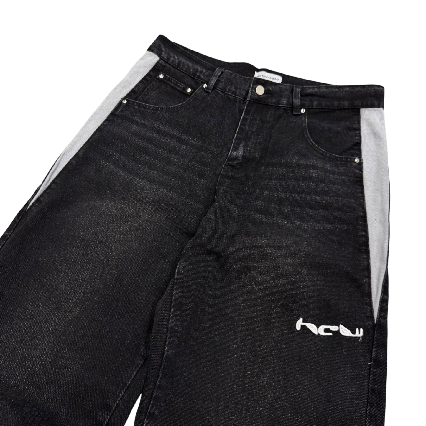 TECH JEANS (BLACK)-IYAMIUIO