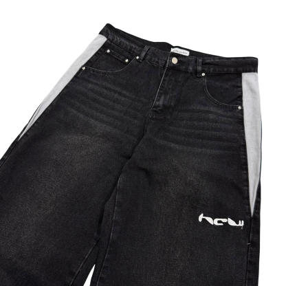 TECH JEANS (BLACK)-IYAMIUIO
