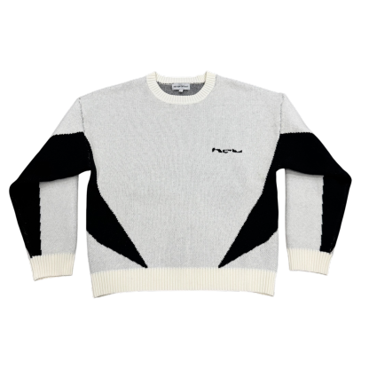 TECH KNIT (WHITE/BLACK)-IYAMIUIO