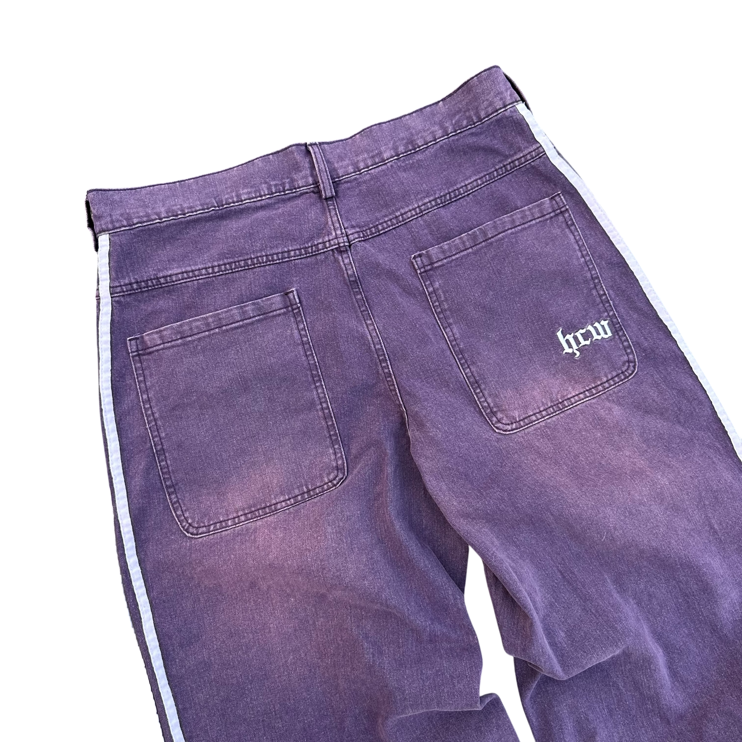 TRACK JEANS (LILAC)-IYAMIUIO