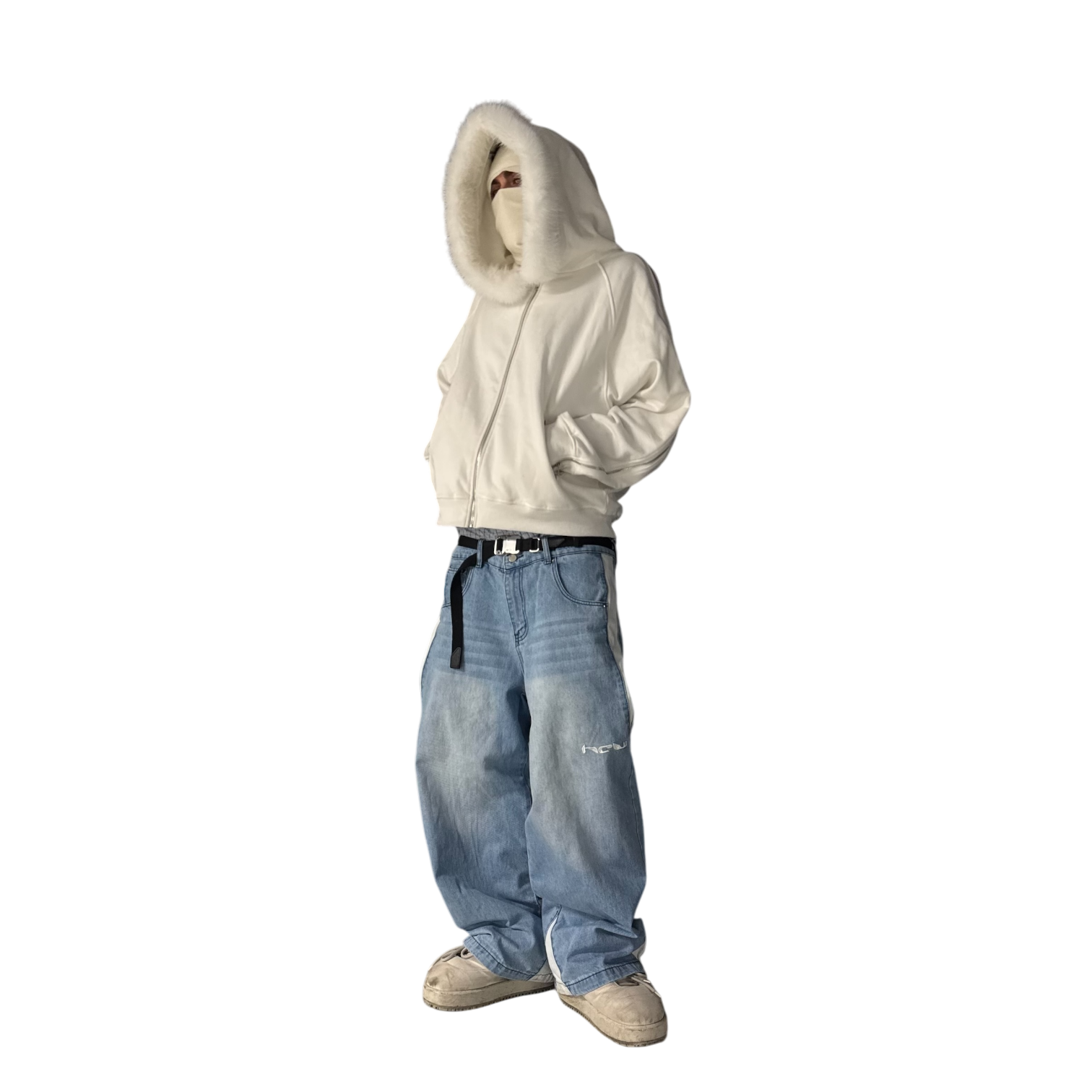 TECH JEANS (BLUE)-IYAMIUIO