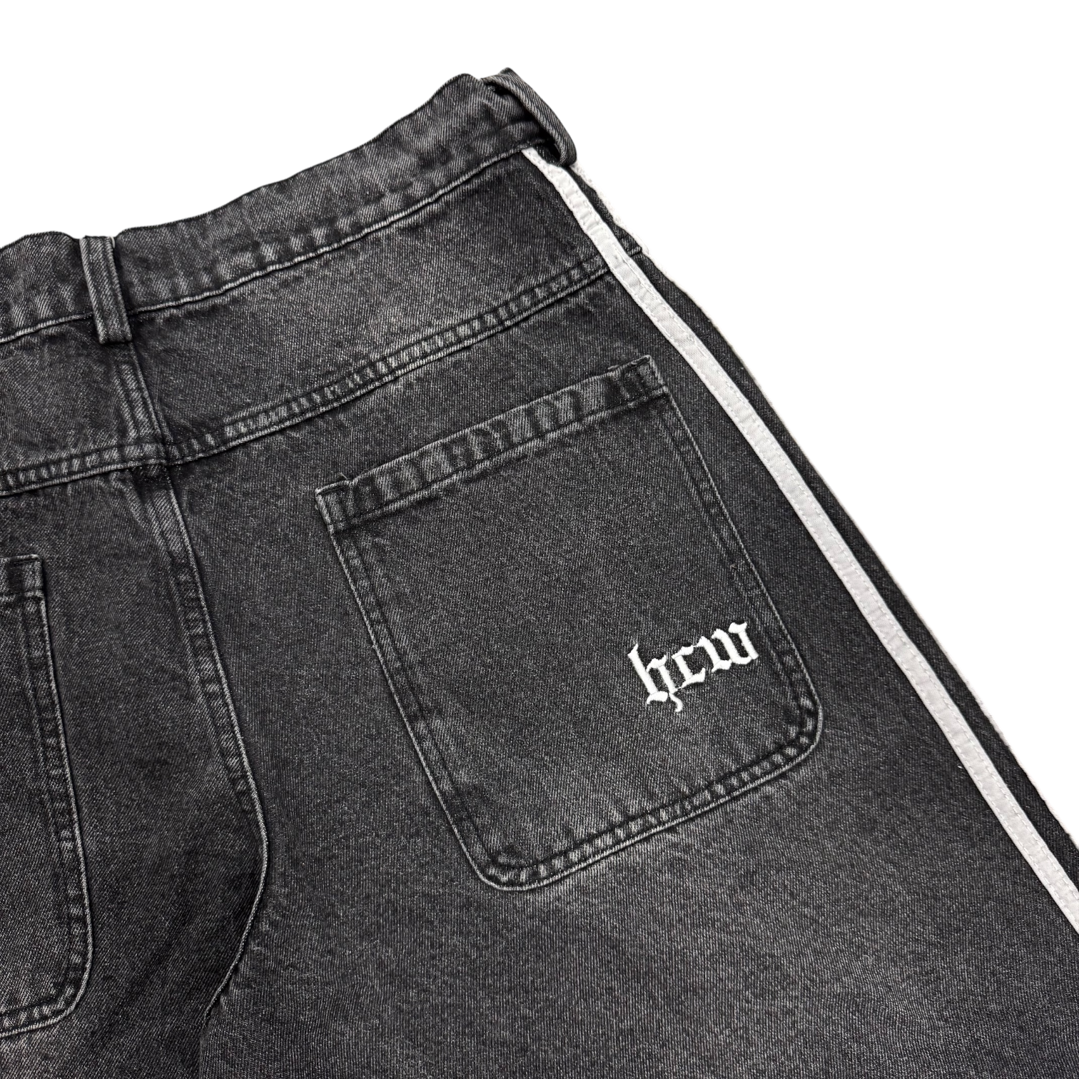 TRACK JEANS (GREY)-IYAMIUIO