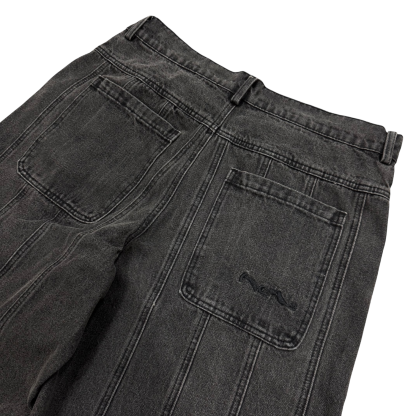 PARACHUTE JEANS (STONE WASH)-IYAMIUIO