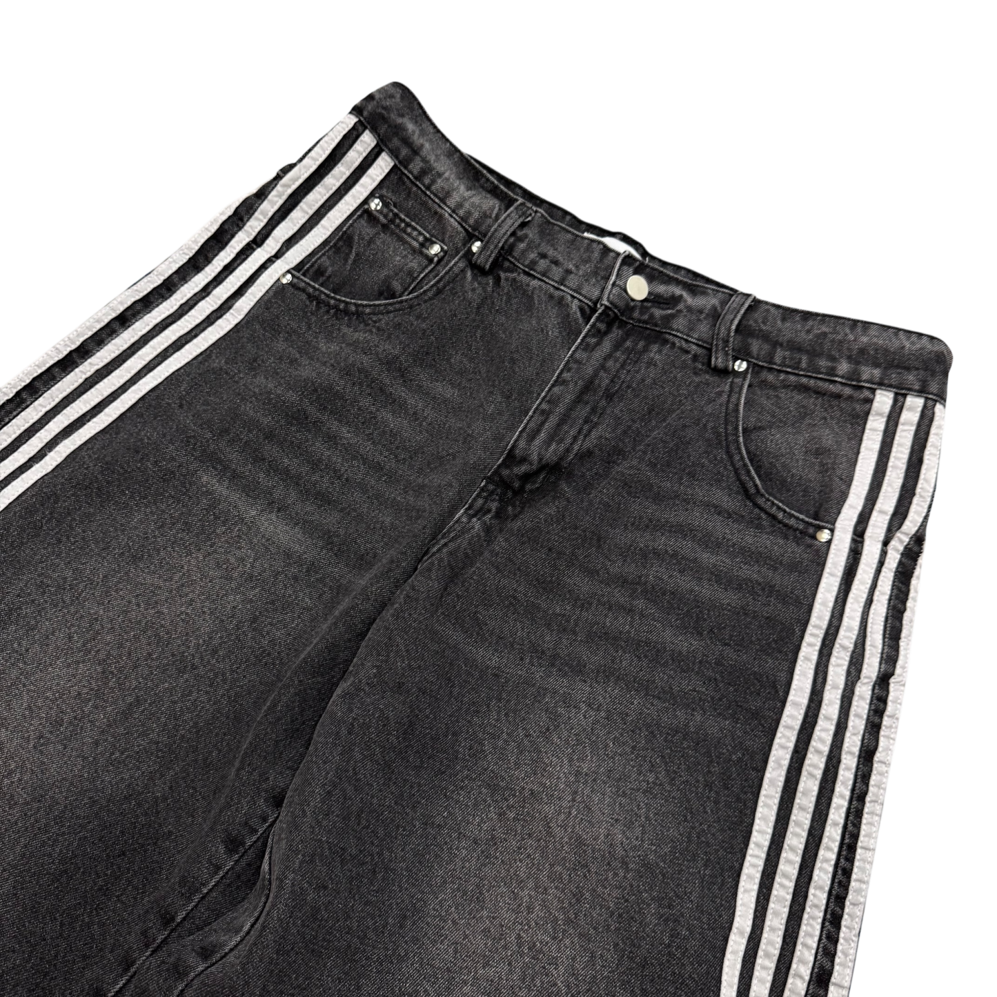 TRACK JEANS (GREY)-IYAMIUIO