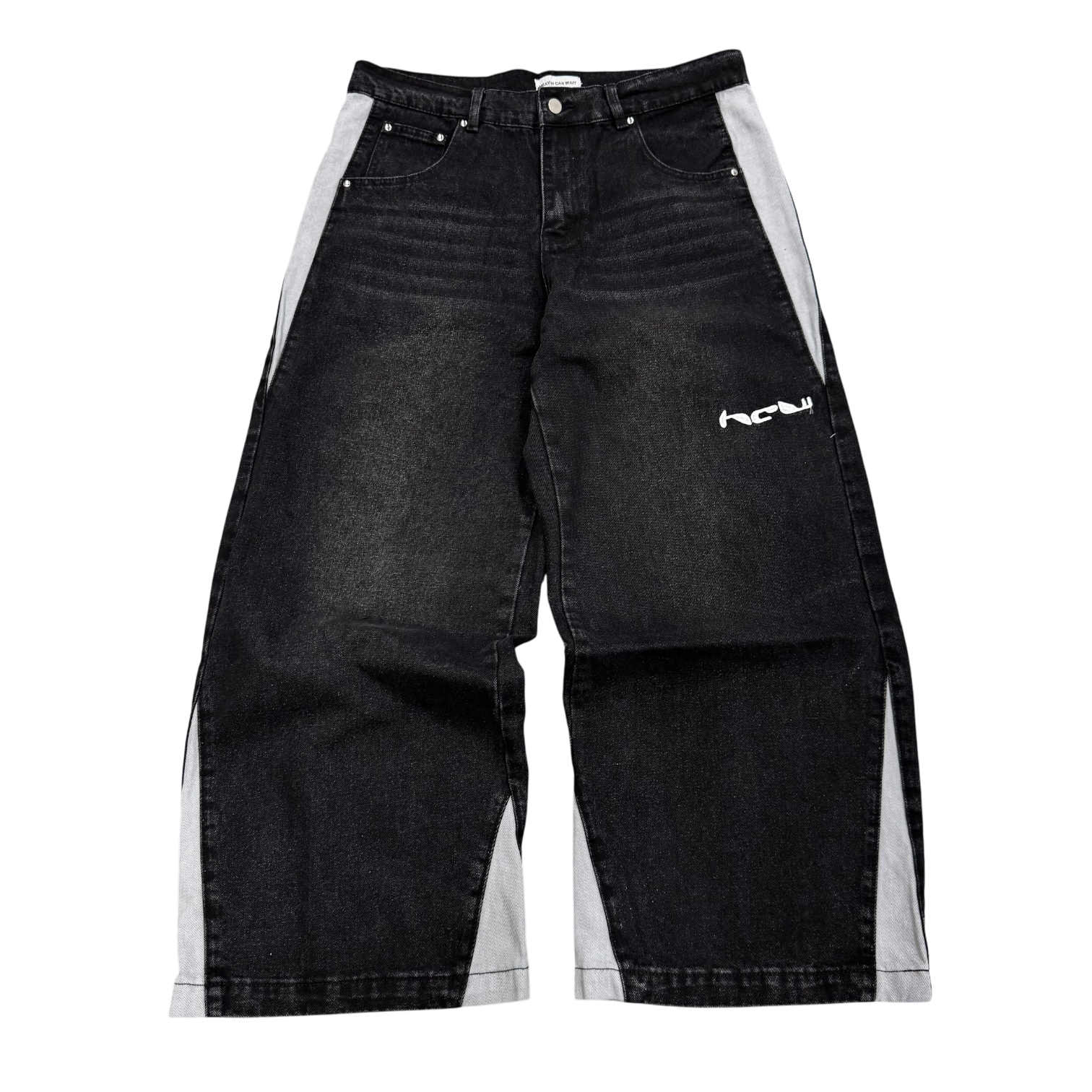 TECH JEANS (BLACK)-IYAMIUIO