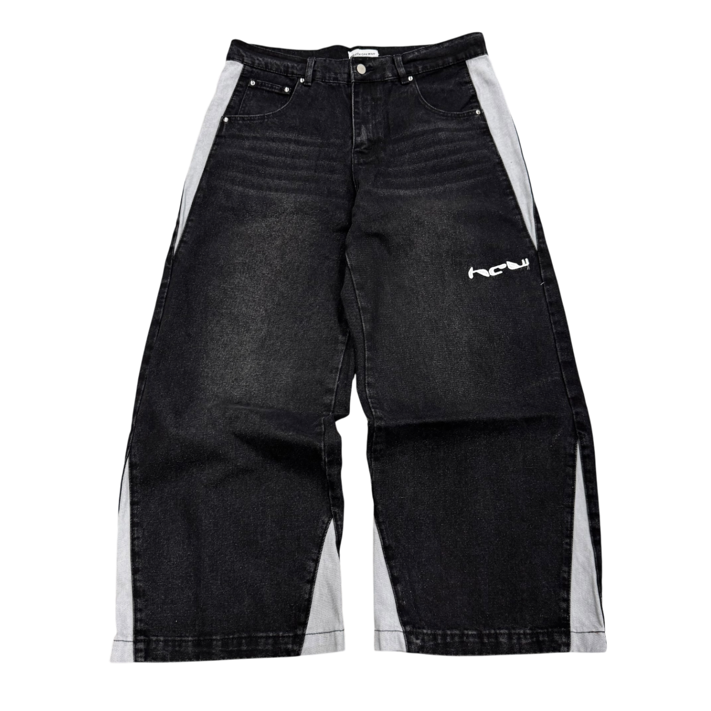 TECH JEANS (BLACK)-IYAMIUIO