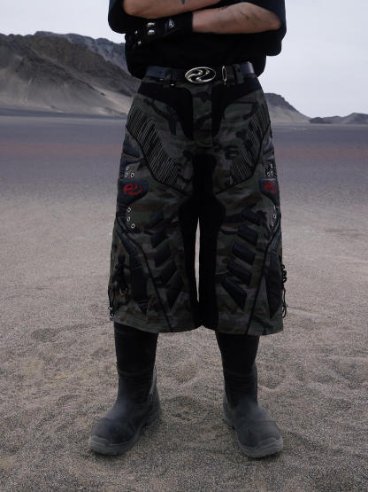 Personsoul Racing Camo Cargo Jorts-IYAMIUIO