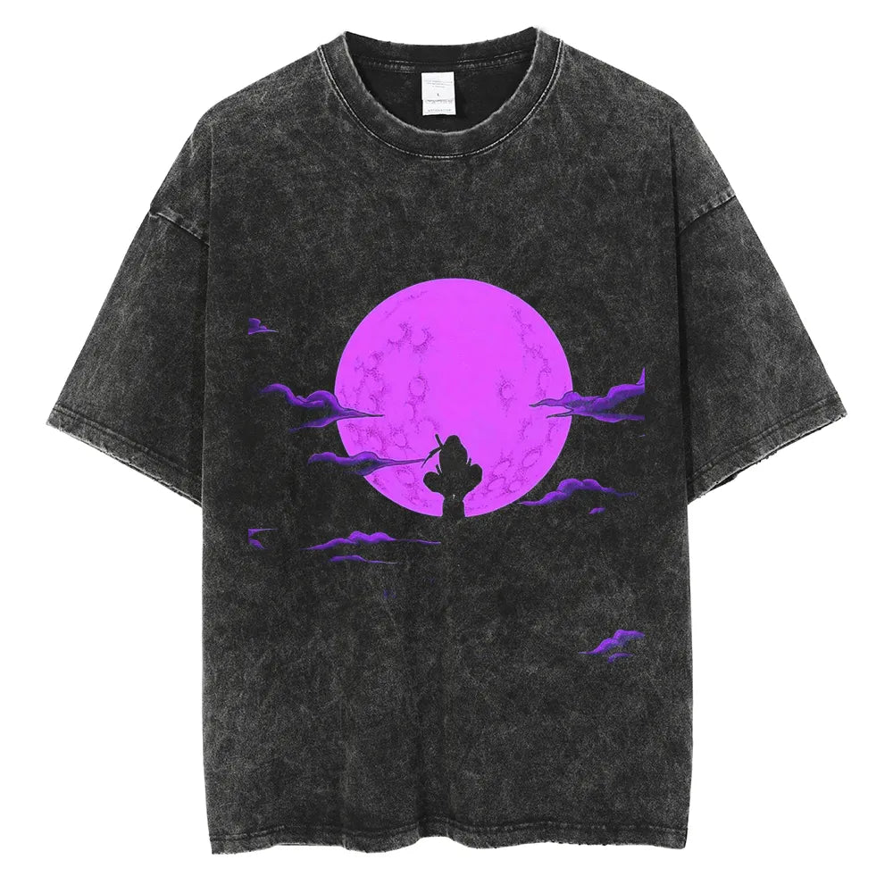 Itachi Anime Cartoon Print T-Shirt-IYAMIUIO