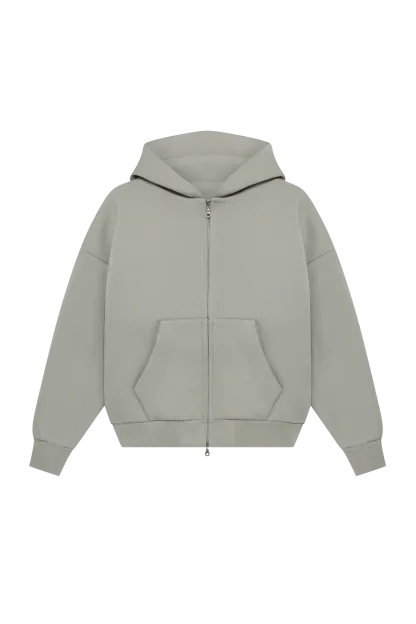 V2 Zipped Hoodie in Cloud
