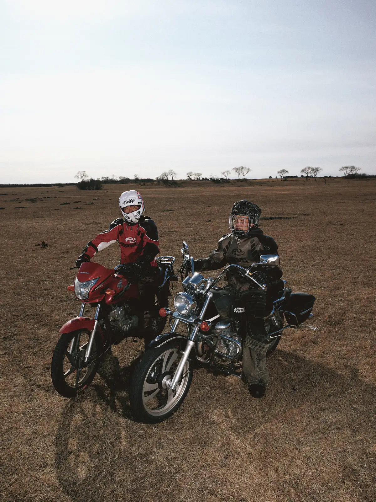 Personsoul Sheepskin Racing Jacket-IYAMIUIO