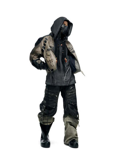 Personsoul Sheepskin Racing Jacket-IYAMIUIO