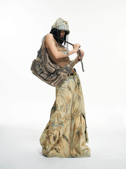 Personsoul Sheepskin Shoulder Bag Small-IYAMIUIO