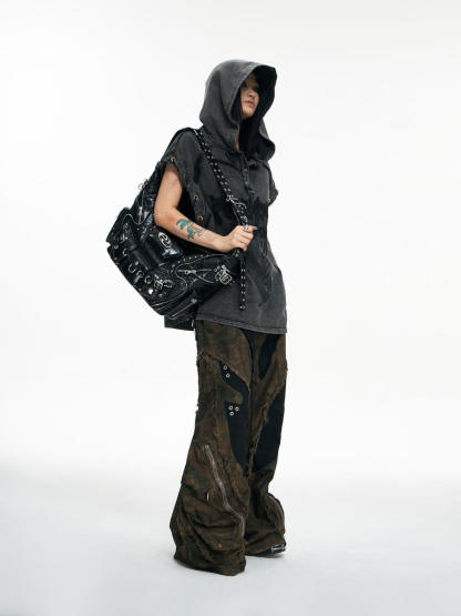 Personsoul Sheepskin Shoulder Bag Small-IYAMIUIO