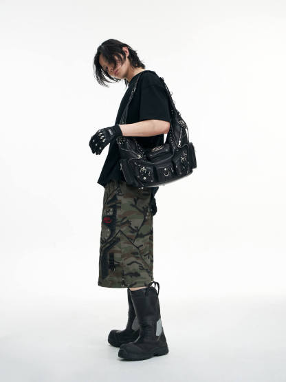 Personsoul Sheepskin Shoulder Bag Small-IYAMIUIO