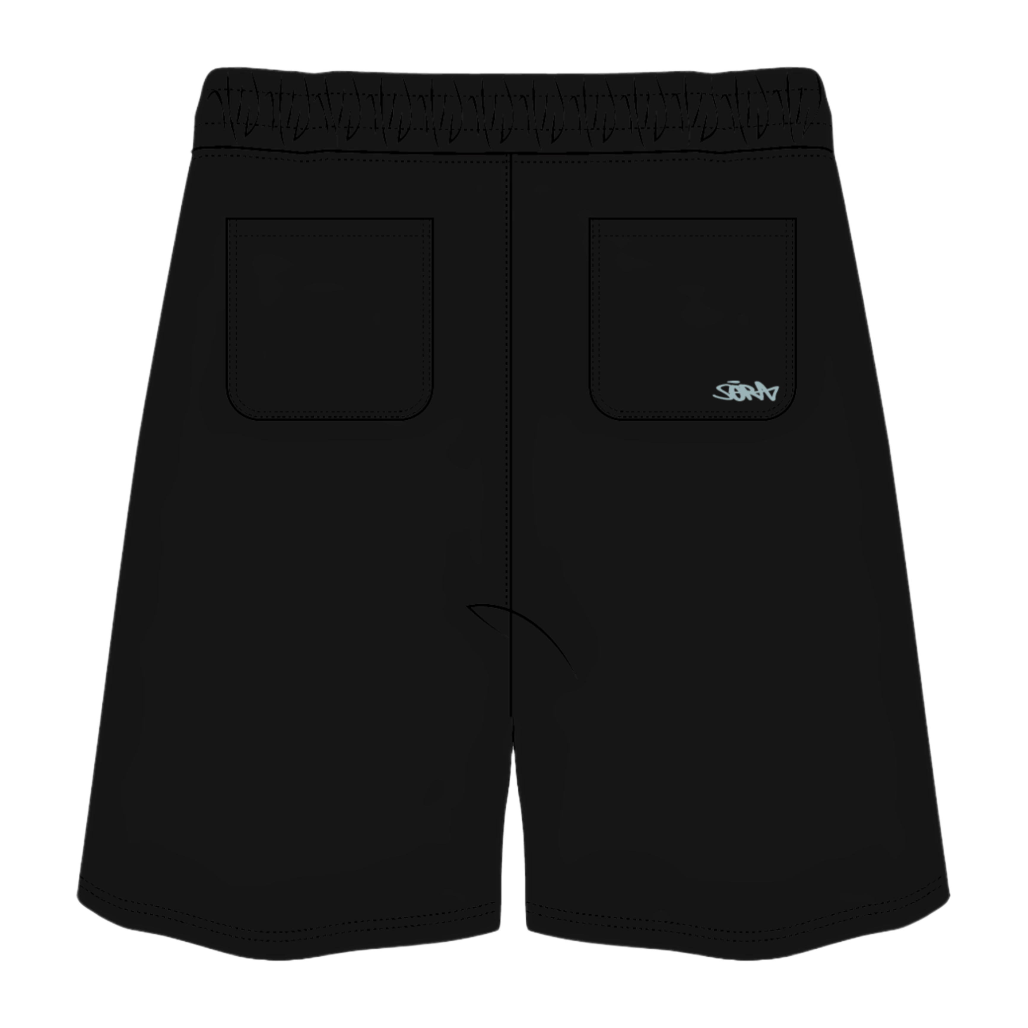 "Gentle Touch" shorts-IYAMIUIO