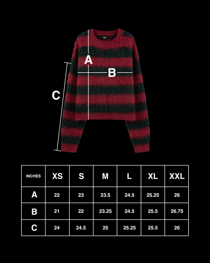 NIGHTMARE MOHAIR (RED/GREEN)-IYAMIUIO