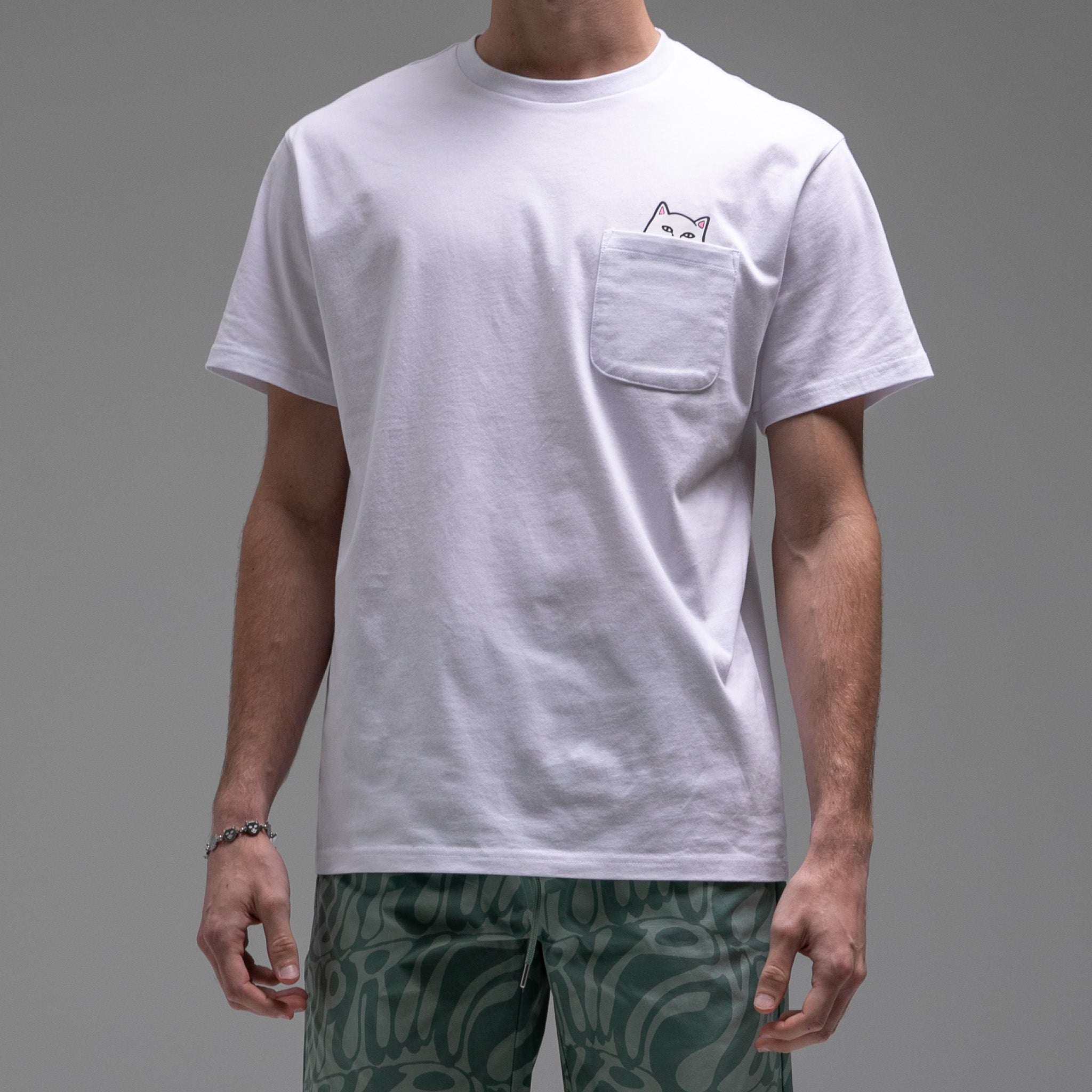Lord Nermal S/S Pocket Tee (White)-IYAMIUIO