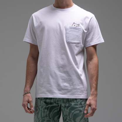Lord Nermal S/S Pocket Tee (White)-IYAMIUIO