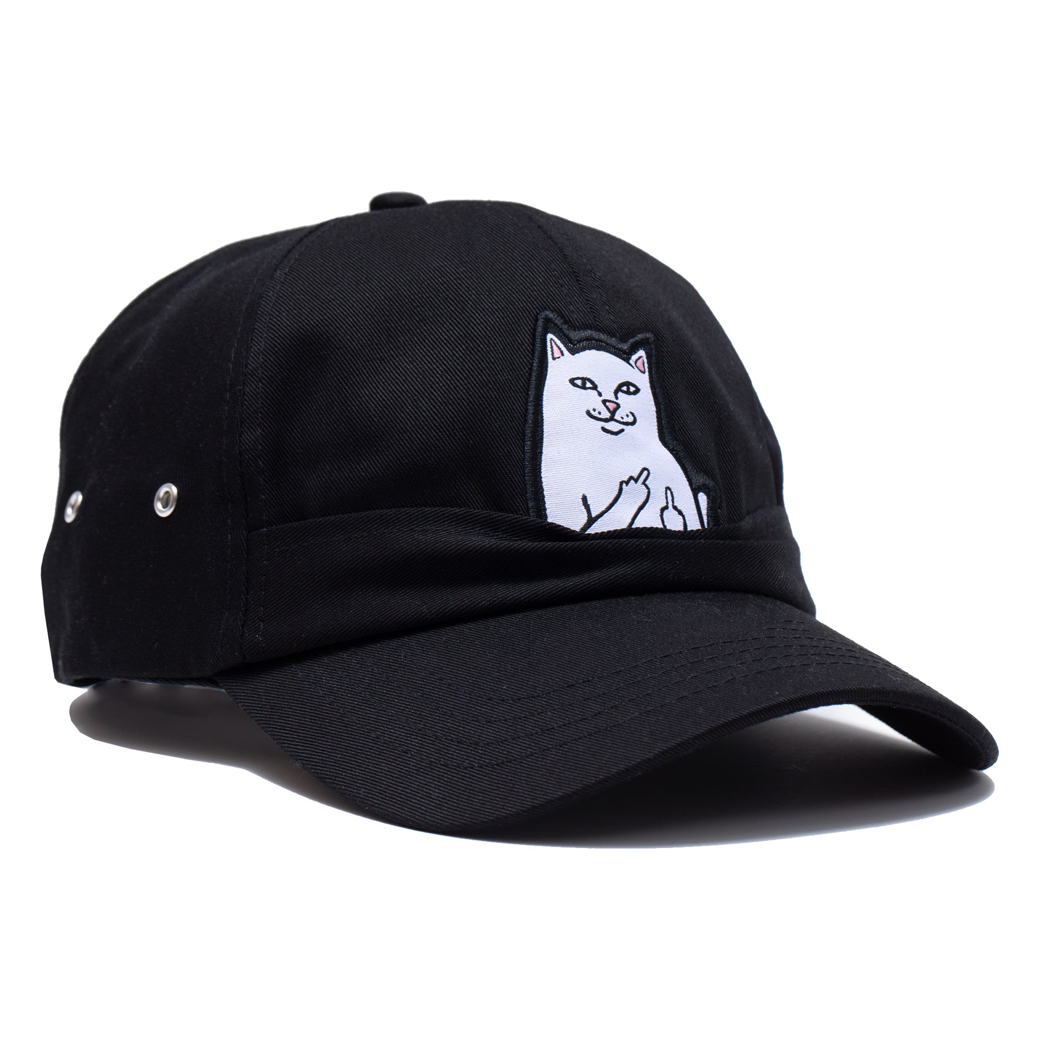 Lord Nermal 6 Panel Pocket Hat (Black)-IYAMIUIO