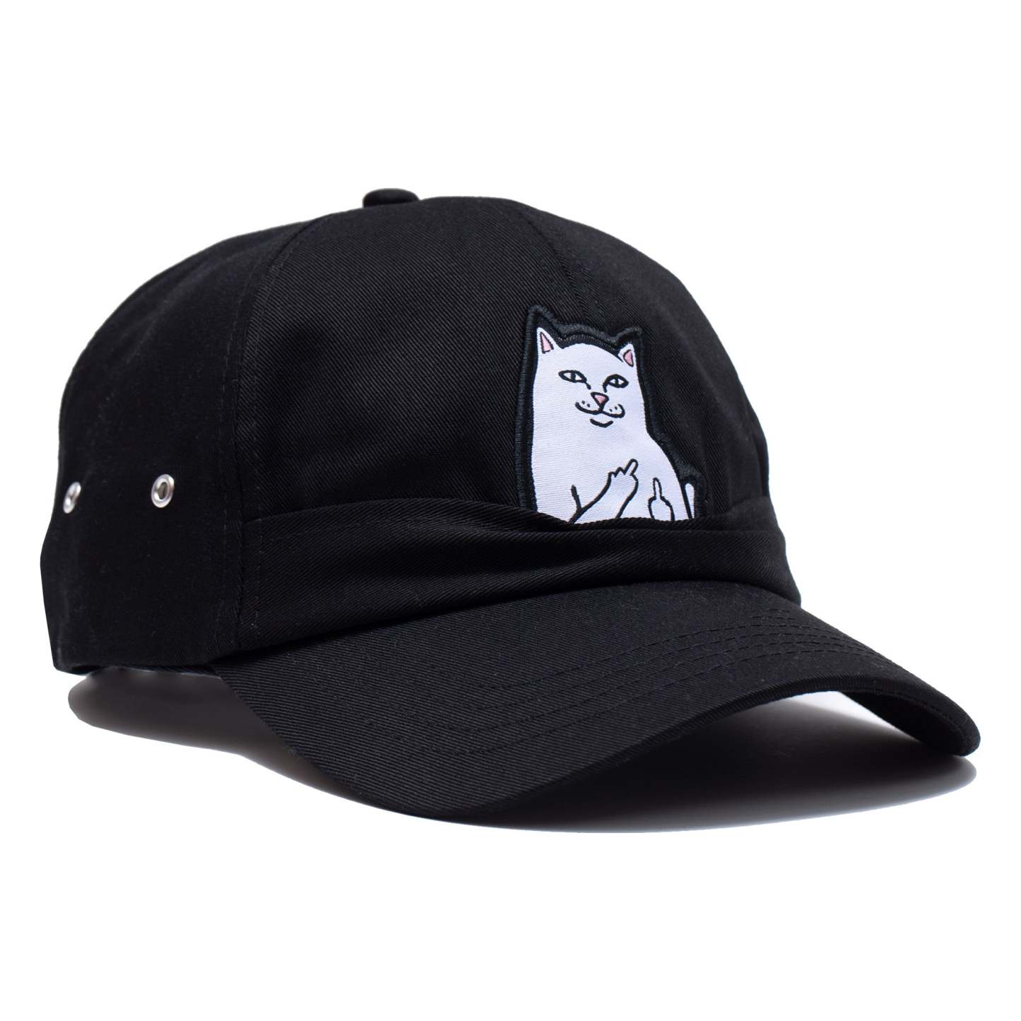 Lord Nermal 6 Panel Pocket Hat (Black)-IYAMIUIO