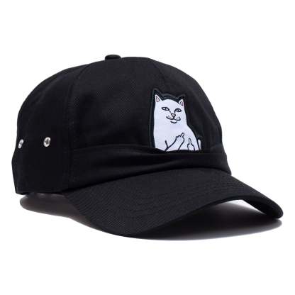 Lord Nermal 6 Panel Pocket Hat (Black)-IYAMIUIO