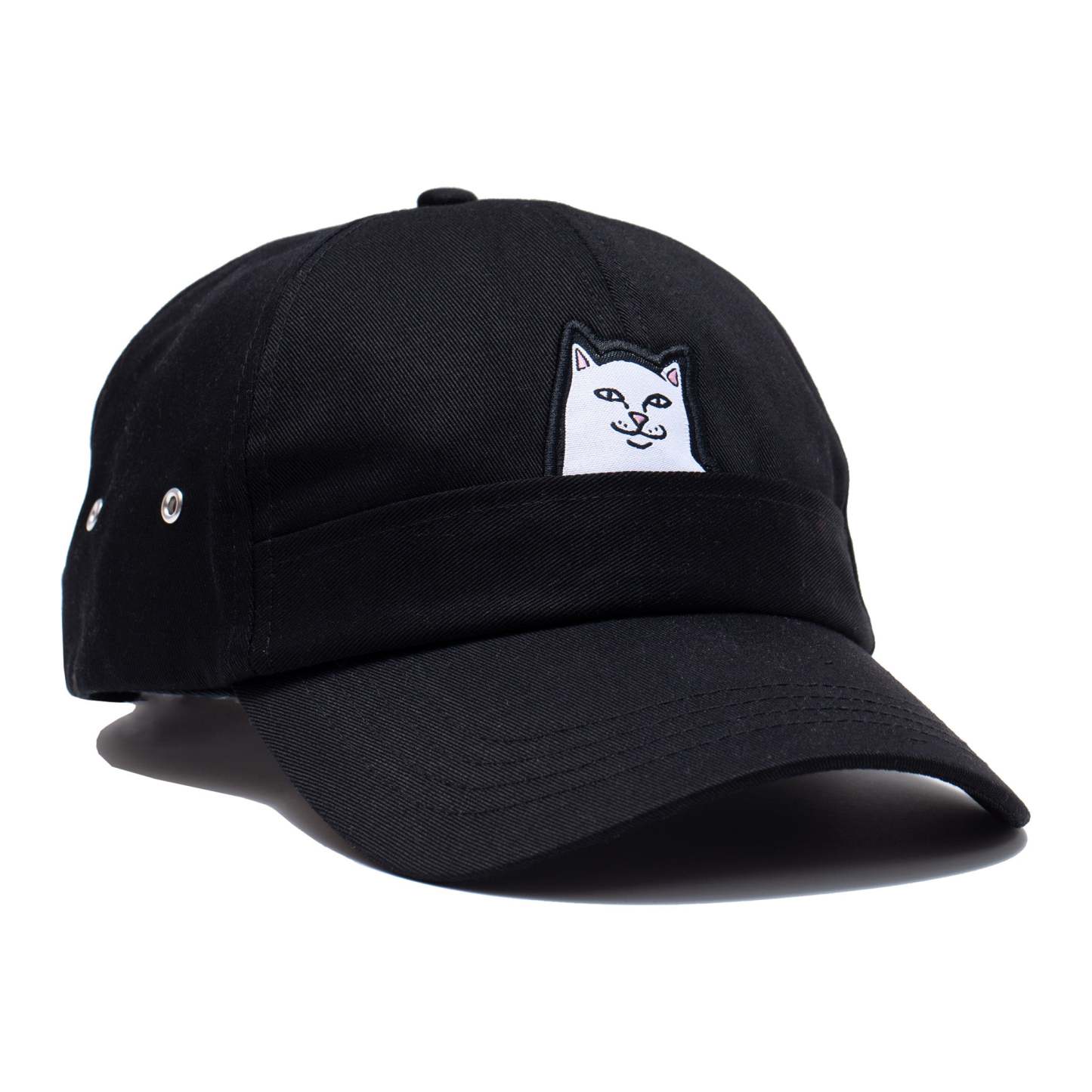 Lord Nermal 6 Panel Pocket Hat (Black)-IYAMIUIO