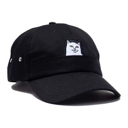 Lord Nermal 6 Panel Pocket Hat (Black)-IYAMIUIO