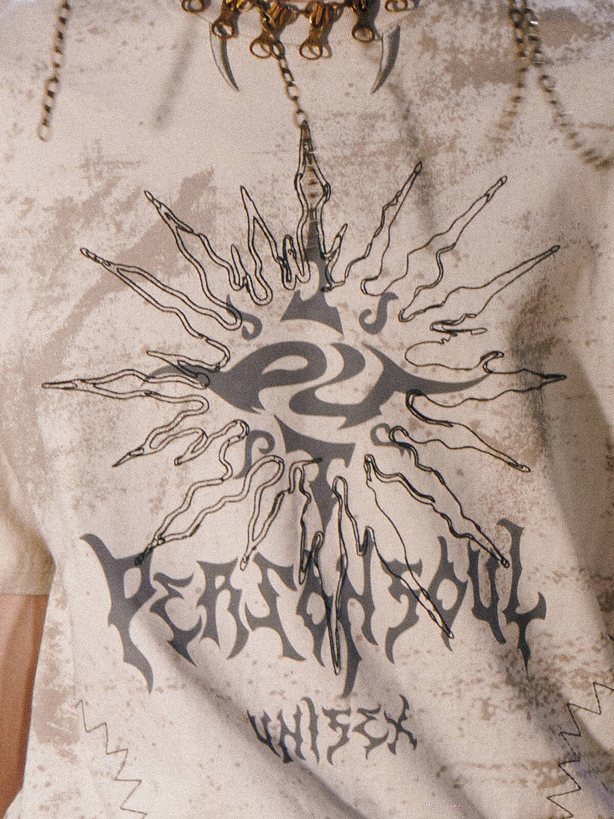 Personsoul Desert Sun Mystical Graphic T-shirt-IYAMIUIO