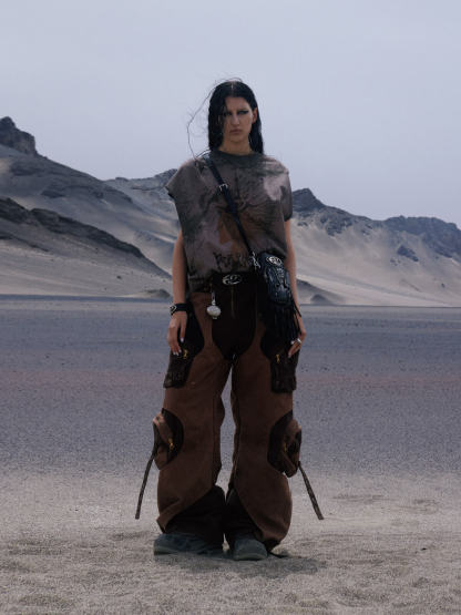 Personsoul Desert Sun-Totem Graphic Tank Top-IYAMIUIO