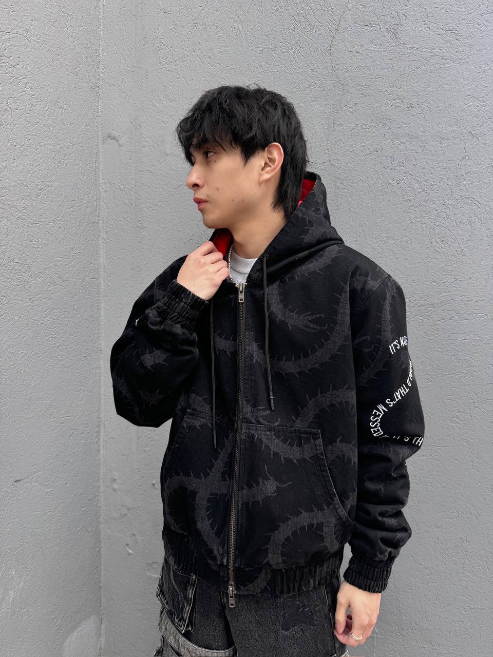 "Phobia" Jacket Black-IYAMIUIO