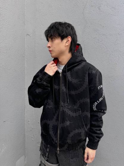 "Phobia" Jacket Black-IYAMIUIO