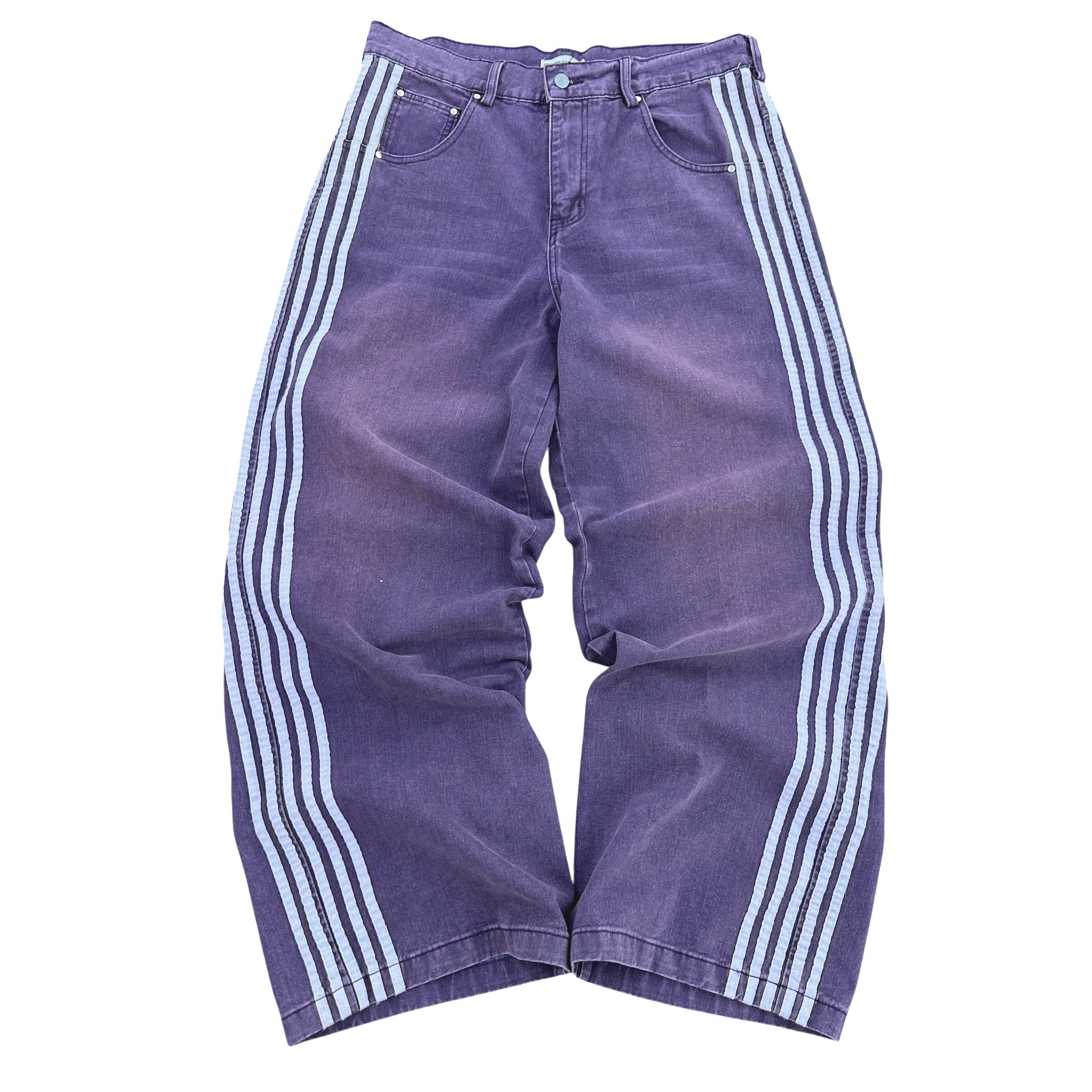 TRACK JEANS (LILAC)-IYAMIUIO