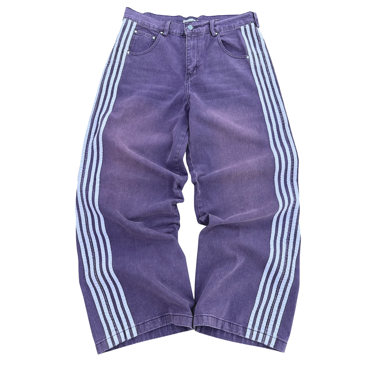 TRACK JEANS (LILAC)-IYAMIUIO