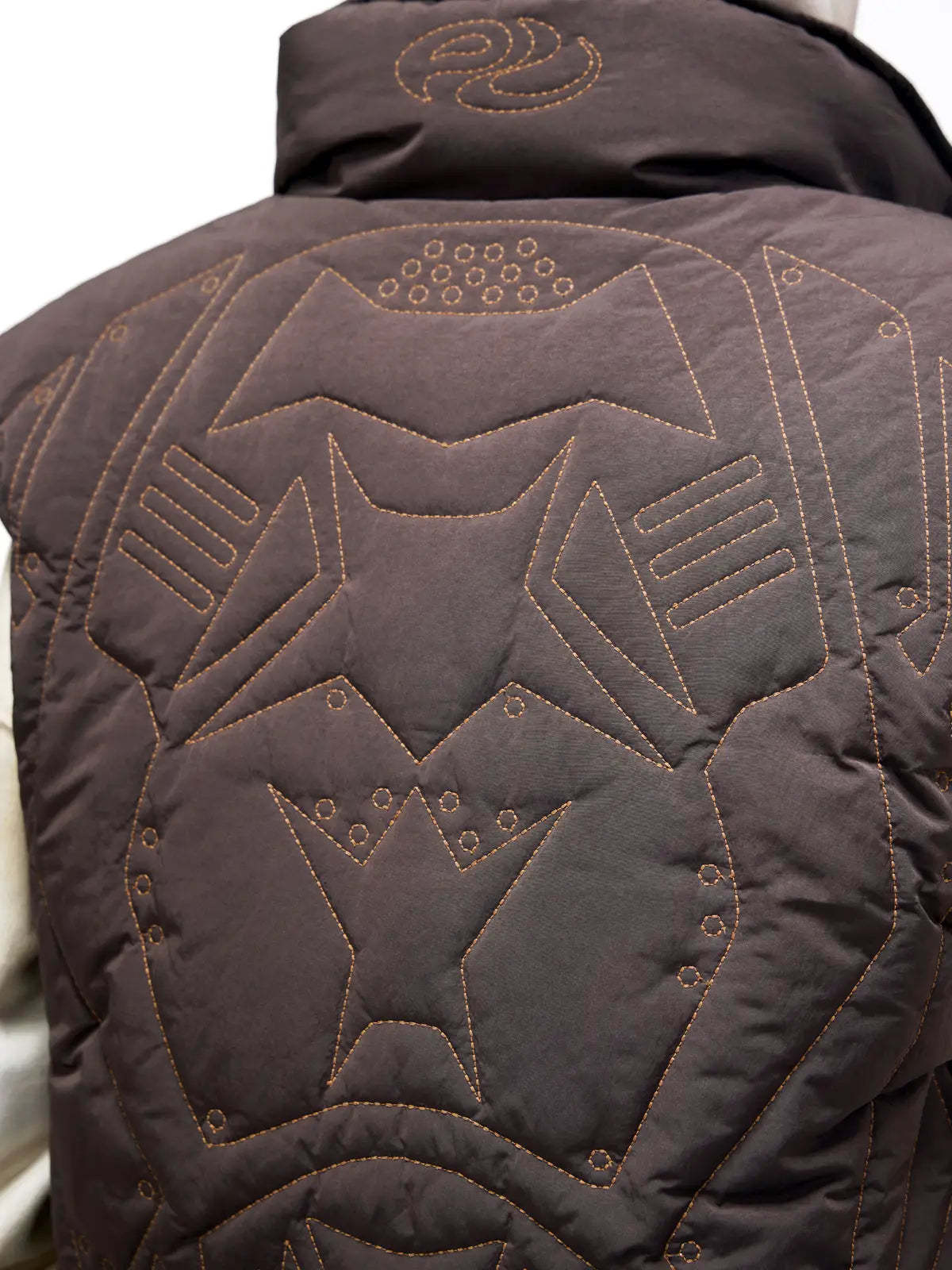 Personsoul Tactical Embroidered Down Vest-IYAMIUIO