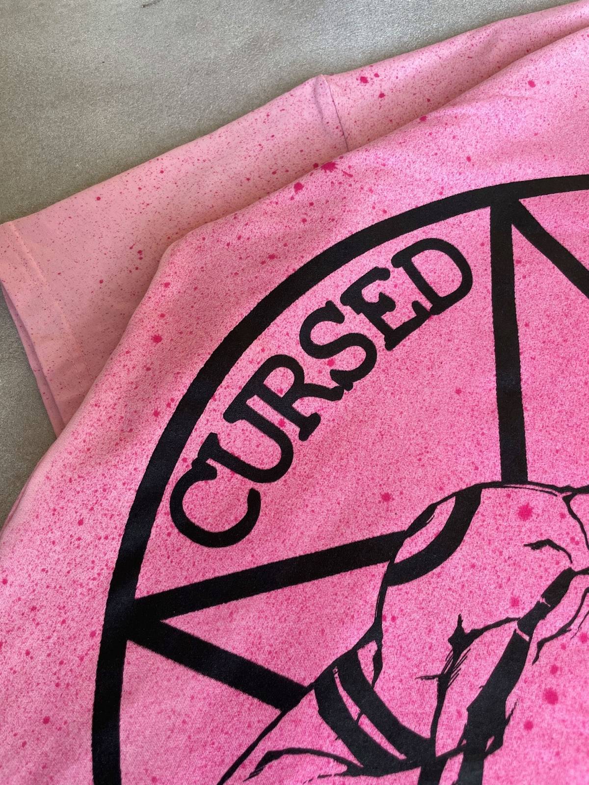 Sukuna Curse Pink Tee-IYAMIUIO