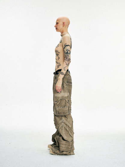 Personsoul Urban Desert Tactical Cargo Pants-IYAMIUIO
