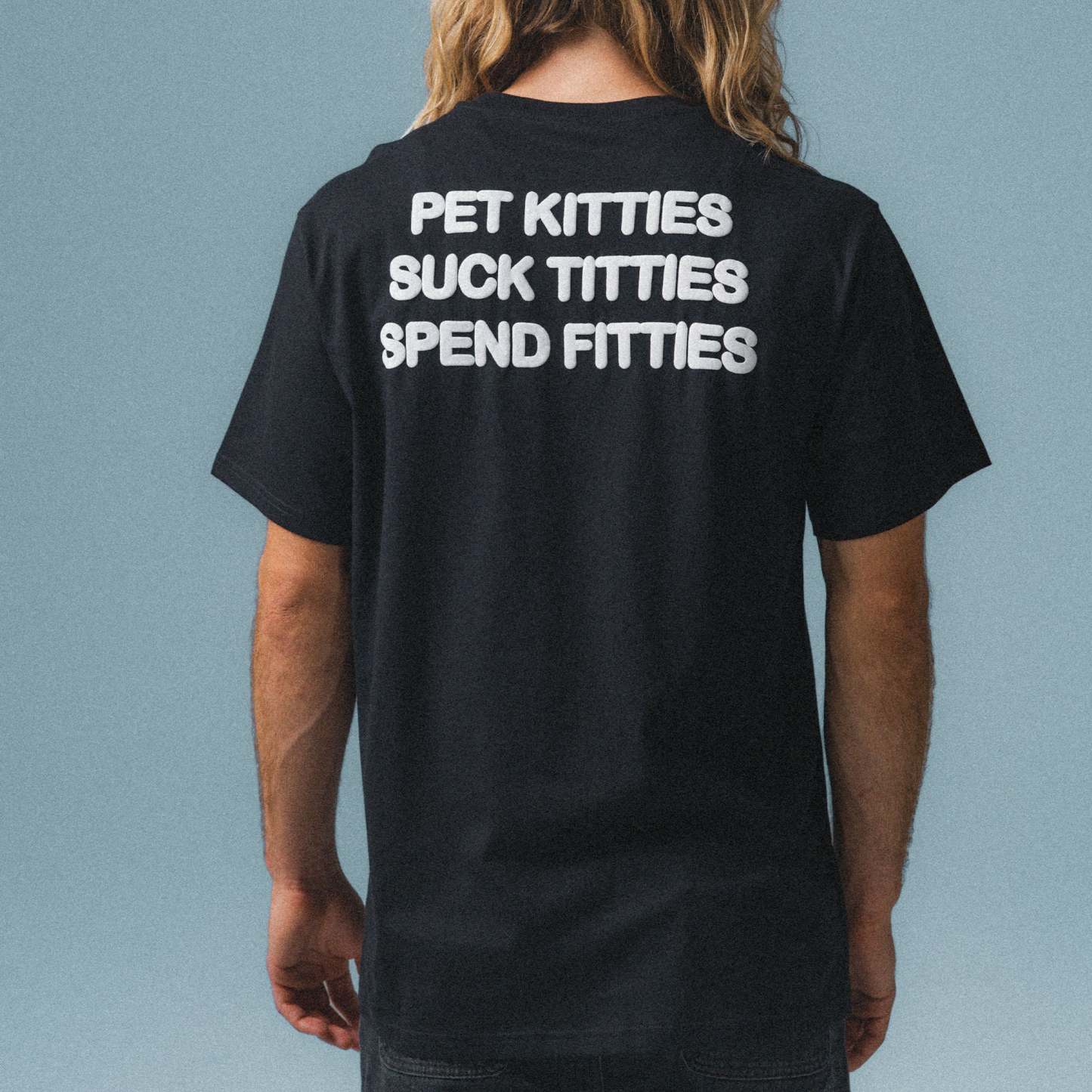 Pet Kitties Tee (Black)-IYAMIUIO