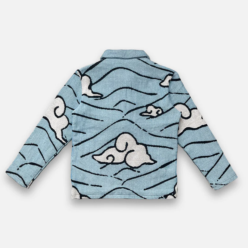 Demon Slayer Tapestry Button-Up jacket-IYAMIUIO