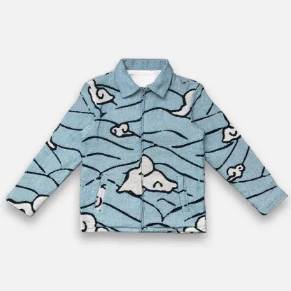 Demon Slayer Tapestry Button-Up jacket-IYAMIUIO