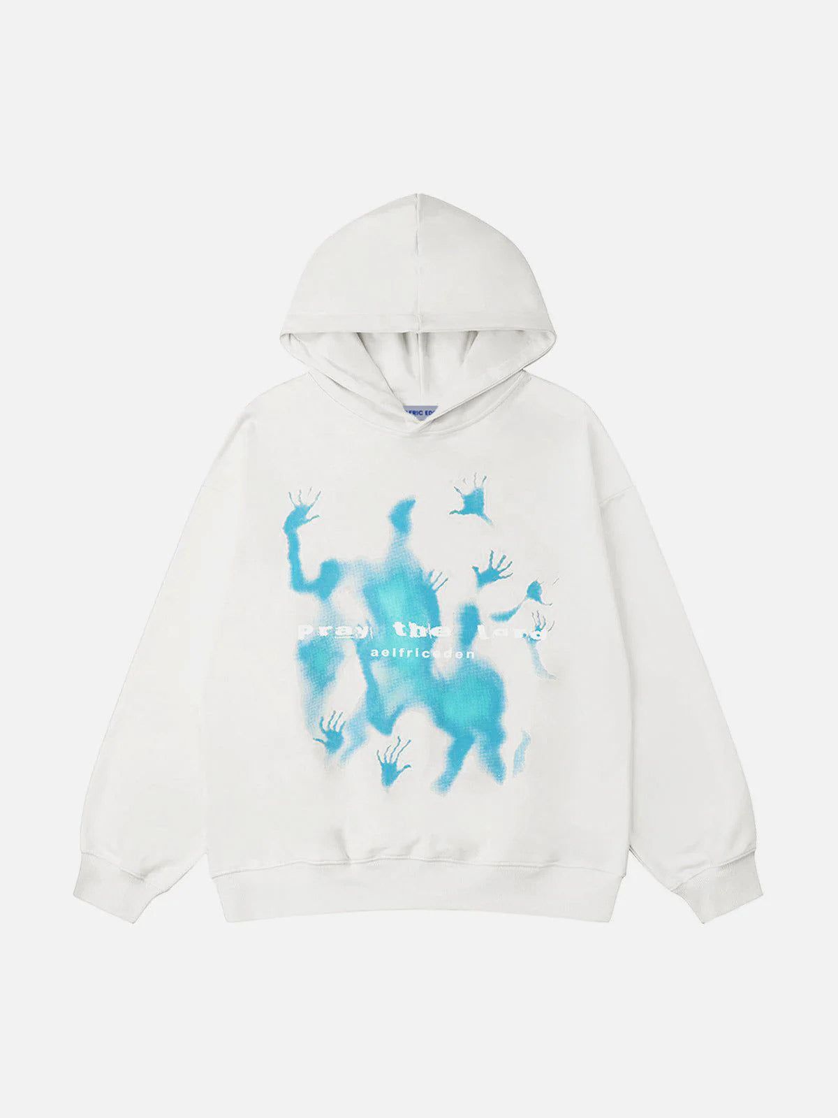 Aelfric Eden Abstraction Shadow Print Hoodie-IYAMIUIO